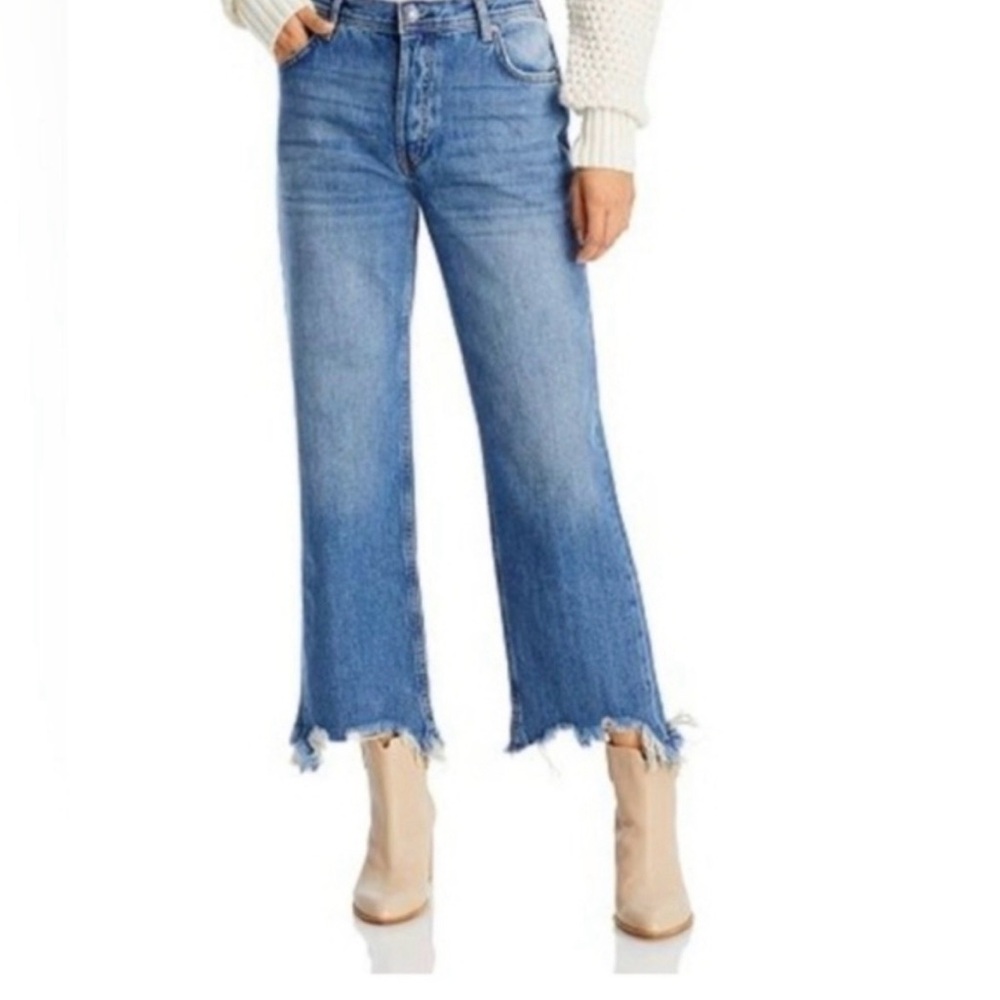 We The Free High-Rise Classic Blue Denim Jeans
